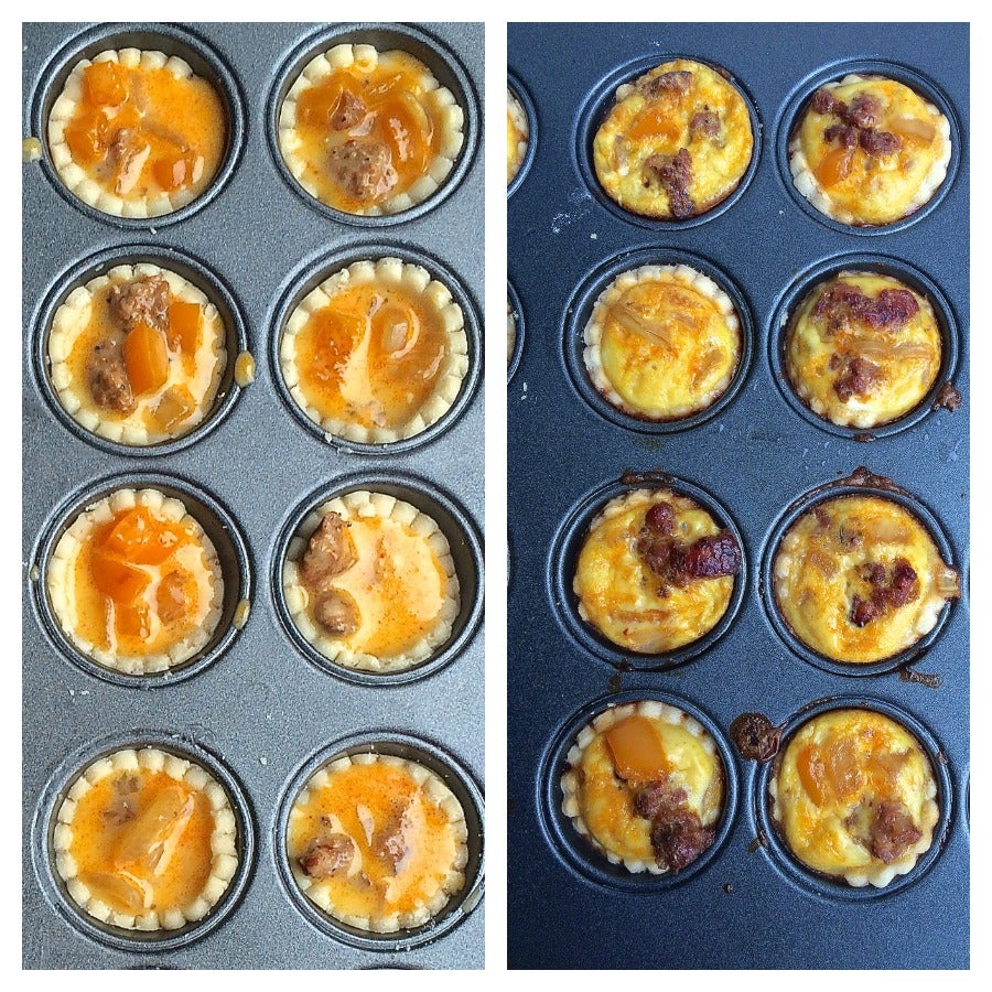 sausage-pepper-quiches