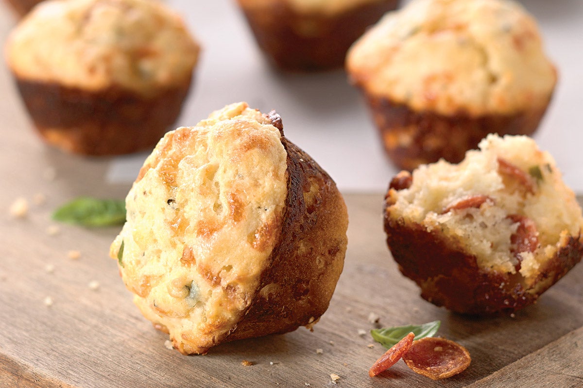 Pepperoni Bites via @kingarthurflour