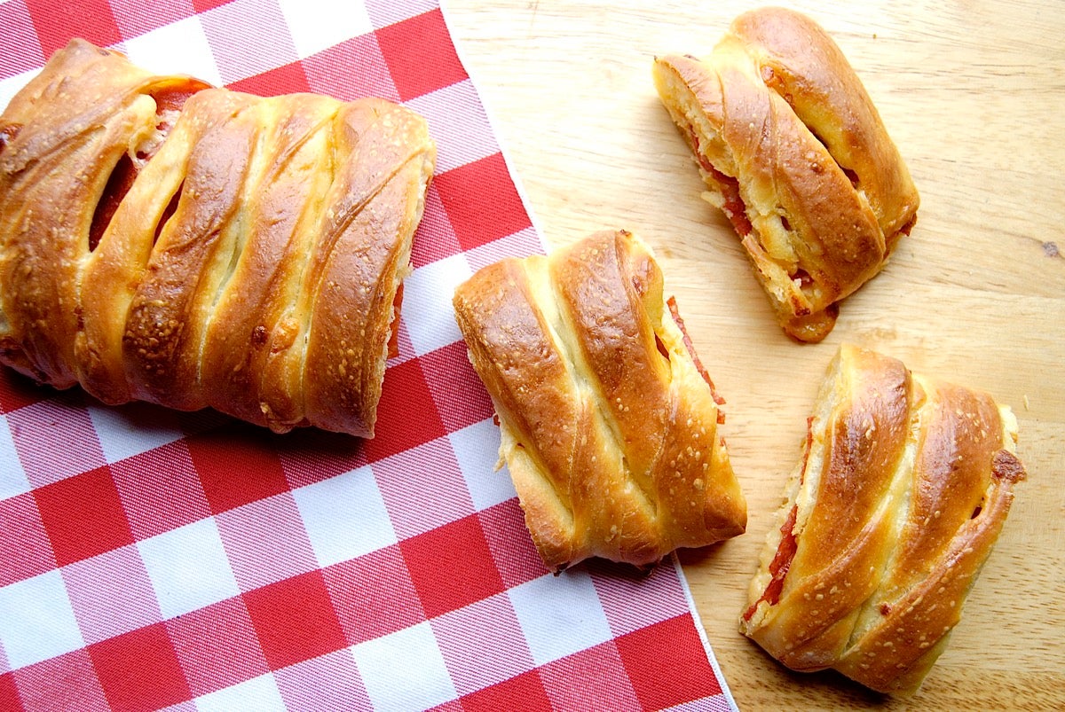 How to Shape a Calzone via @kingarthurflour
