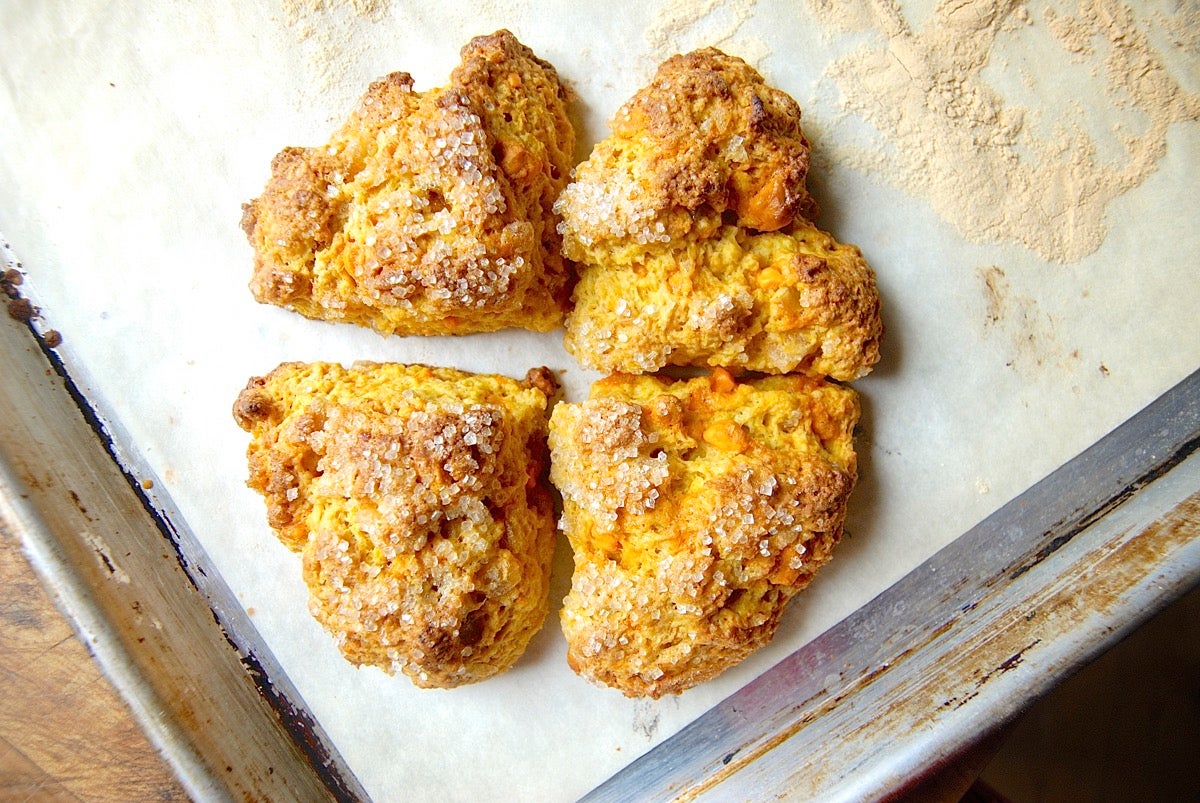 Freeze and bake scones via @kingarthurflour