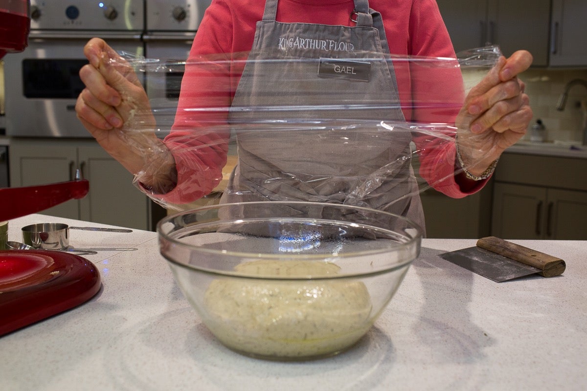 Gael's Saturday Focaccia via @kingarthurflour