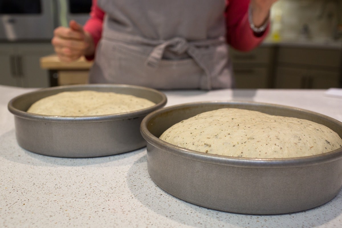 Gael's Saturday Focaccia via @kingarthurflour
