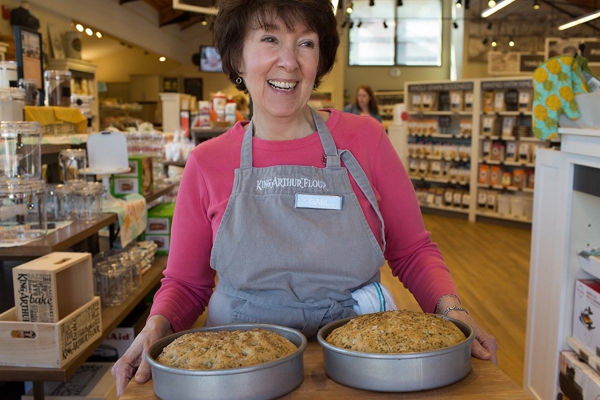 Gael's Saturday Focaccia via @kingarthurflour