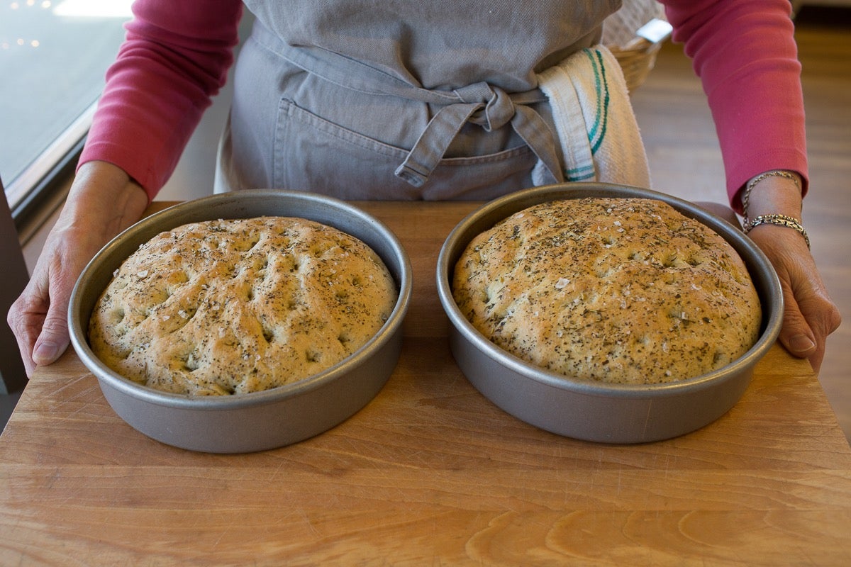 Gael's Saturday Focaccia via @kingarthurflour
