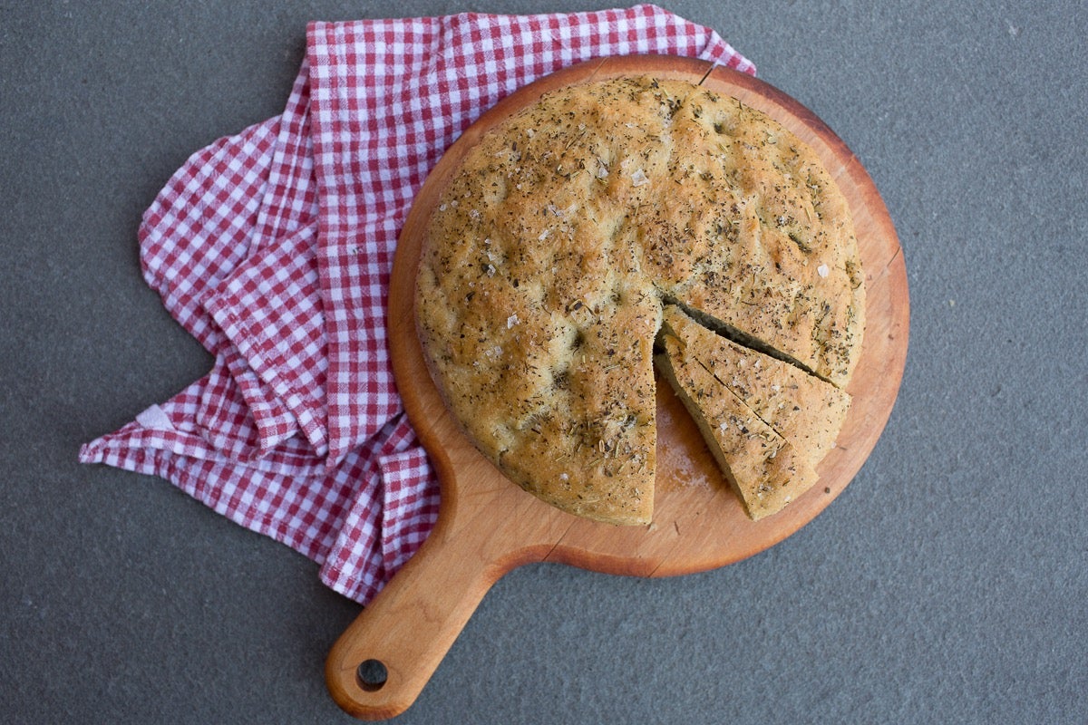 Gael's Saturday Focaccia via @kingarthurflour