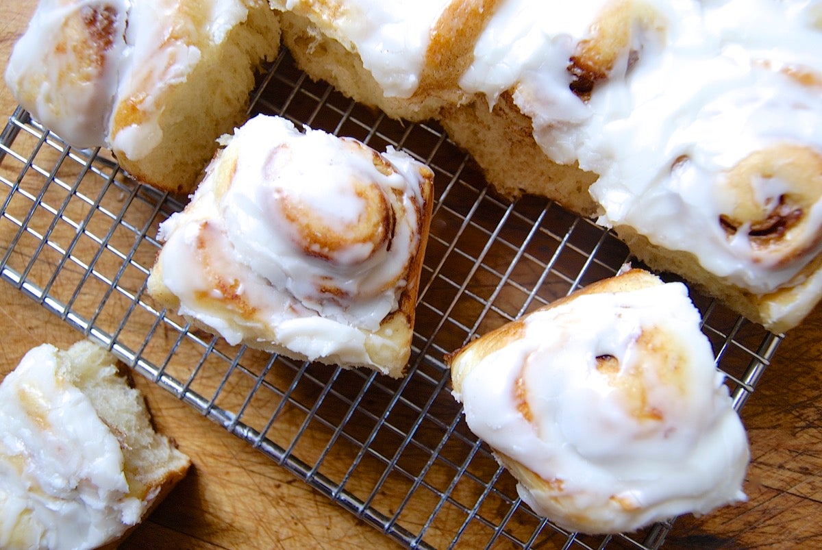Cinnamon Rolls via @kingarthurflour