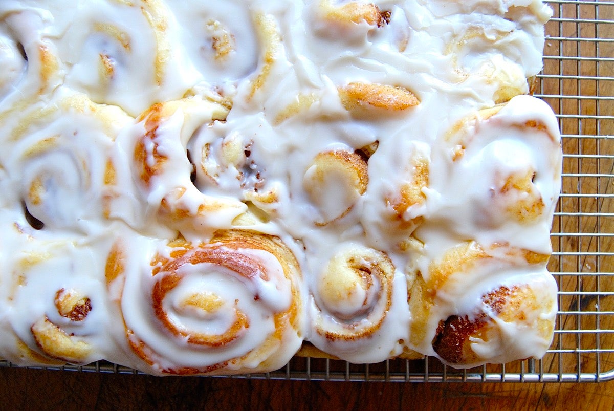 Cinnamon Rolls via @kingarthurflour