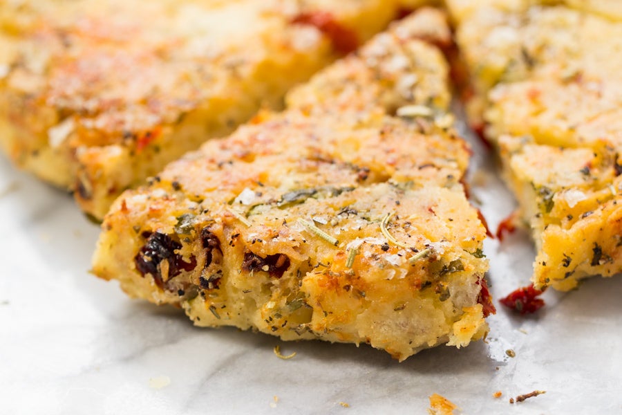 Filled Gluten-Free Focaccia Bread via @kingarthurflour