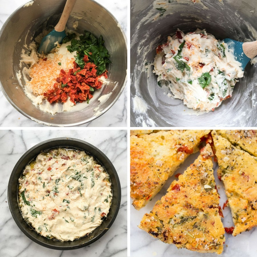 Filled Gluten-Free Focaccia Bread via @kingarthurflour