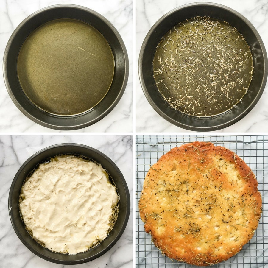 How to make gluten-free focaccia bread via @kingarthurflour