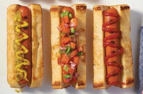 Sourdough Hot Dog Buns - select to zoom
