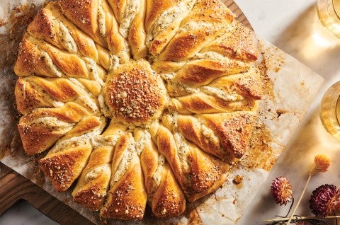 Garlic and Herb Sun Bread (Tarte Soleil)