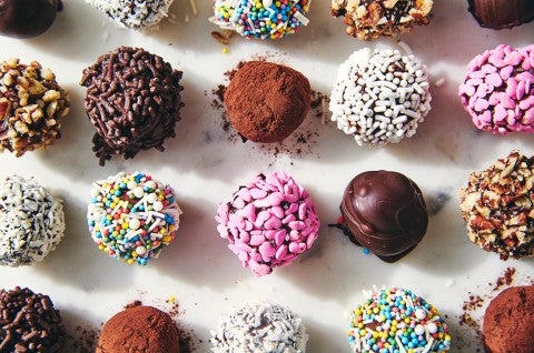 Deluxe Chocolate Truffles - select to zoom