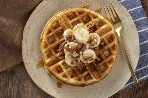 Belgian-Style Yeast Waffles - select to zoom