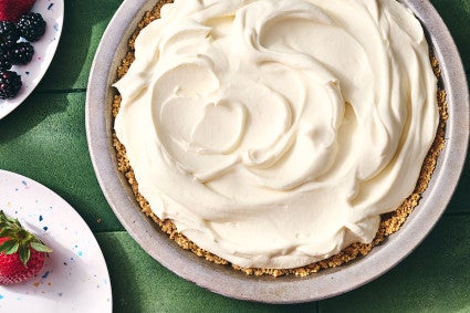 Easy Ice Cream Pie seen from above