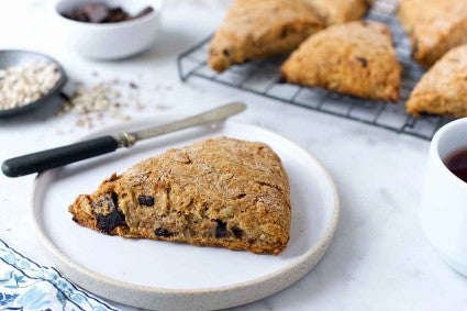 Dark Chocolate and Sunflower Spelt Scones