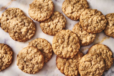 Oatmeal Cookies on a counter